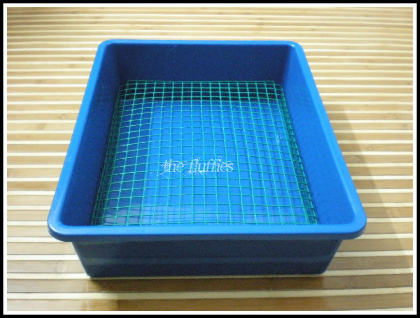 rabbit litter tray with grill